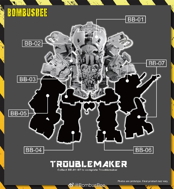 BombusBee Debuts Troublemaker Unofficial Movie Devastator Project 19 (19 of 19)